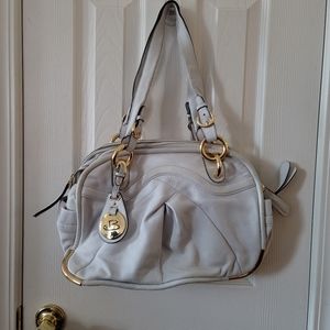 B MAKOWSKY WHITE HANDBAG